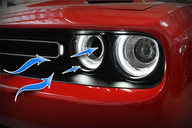 aFe Momentum GT Carbon Fiber Dynamic Air Scoop 15-18 Dodge Challenger V6-3.6L/V8-5.7L/6.4L HEMI - Mo-Moto