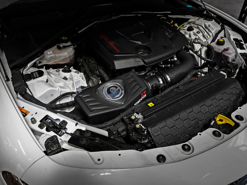 aFe Momentum GT Pro 5R Cold Air Intake System 2017 Alfa Romeo Giulia I4 2.0L (t) - Mo-Moto