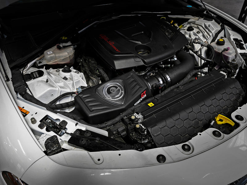 aFe POWER Momentum GT Pro Dry S Intake System 17-21 Alfa Romeo Giulia L4-2.0L (t) - Mo-Moto