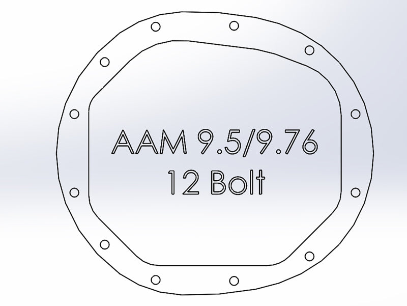aFe Power Pro Series AAM 9.5/9.76 Rear Diff Cover Black w/Mach Fins 14-19 GM Silverado/Sierra 1500 - Mo-Moto