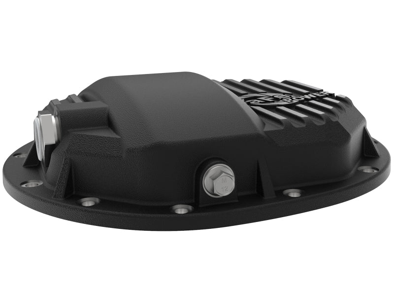 aFe Power Pro Series AAM 9.5/9.76 Rear Diff Cover Black w/Mach Fins 14-19 GM Silverado/Sierra 1500 - Mo-Moto