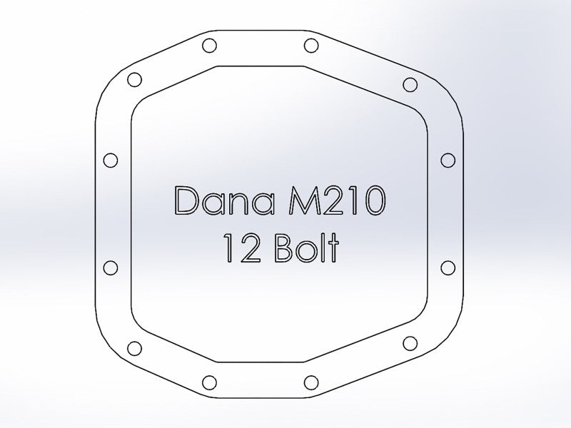 aFe Power Pro Series Front Differential Cover Black (Dana M210) 18-19 Jeep Wrangler JL 2.0L (t) - Mo-Moto