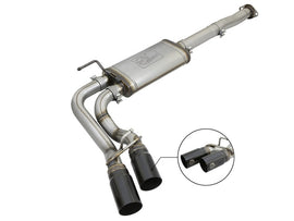 aFe Power Rebel Series 3in 409SS Cat-Back Exhaust w/ Black Tips 05-15 Toyota Tacoma V6-4.0L - Mo-Moto