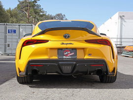 aFe POWER Takeda 2021 Toyota Supra 2.0L (t) 2.5in-3in 304 SS CB Exhaust w/ Black Tips - Mo-Moto