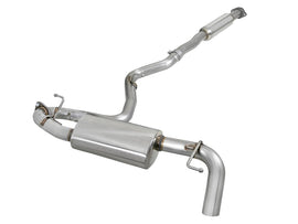 aFe POWER Takeda 2.5in 304 SS Cat-Back Exhaust System Subaru Crosstrek 18-19 H4-2.0L - Mo-Moto