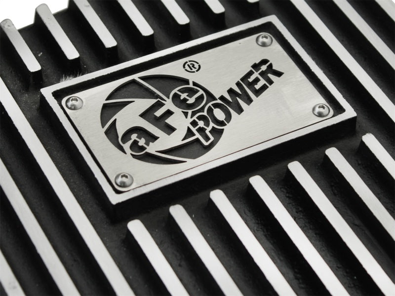 aFe Power Transmission Pan Black Machined 09-14 Ford 6R80 F-150 Trucks - Mo-Moto