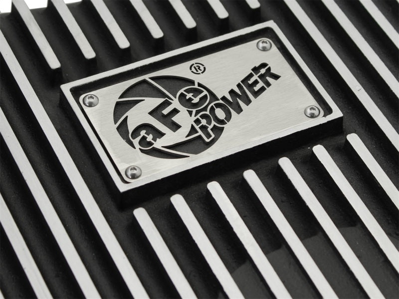 aFe Power Transmission Pan Black Machined 11-14 Ford 6R140 Trucks V8 6.7L (td) - Mo-Moto