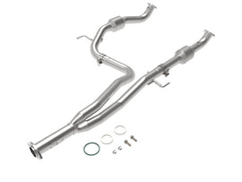 aFe Power Twisted Steel Y-Pipe w/ Cat SS 16-20 Toyota Tacoma V6 3.5L (4WD Only) - Mo-Moto