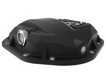 Load image into Gallery viewer, aFe Pro Series Dana 60 Front Differential Cover Black w/ Machined Fins 17-20 Ford Trucks (Dana 60) - Mo-Moto