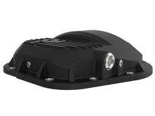 Load image into Gallery viewer, aFe Pro Series Dana 60 Front Differential Cover Black w/ Machined Fins 17-20 Ford Trucks (Dana 60) - Mo-Moto