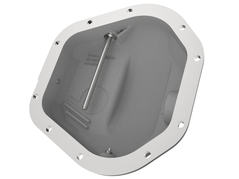 aFe Pro Series Dana 60 Front Differential Cover Black w/ Machined Fins 17-20 Ford Trucks (Dana 60) - Mo-Moto
