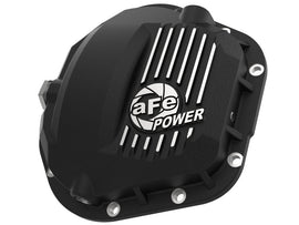 aFe Pro Series Dana 60 Front Differential Cover Black w/ Machined Fins 17-20 Ford Trucks (Dana 60) - Mo-Moto