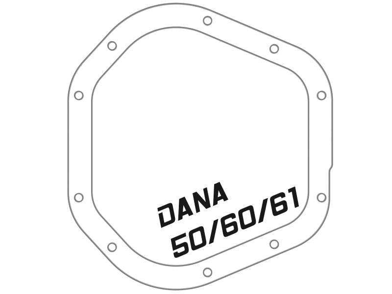 aFe Pro Series Dana 60 Front Differential Cover Black w/ Machined Fins 17-20 Ford Trucks (Dana 60) - Mo-Moto