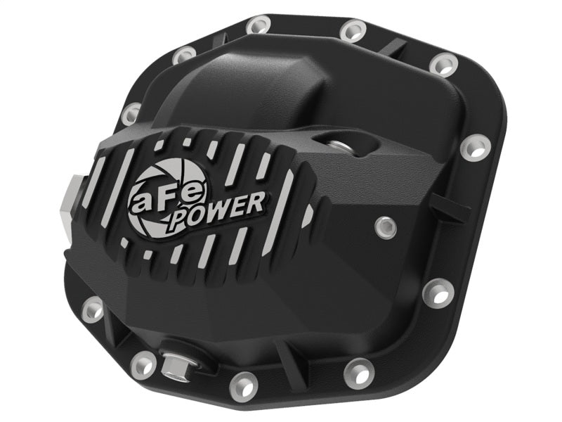 aFe Pro Series Front Differential Cover Black 2018+ Jeep Wrangler (JL) V6 3.6L (Dana M186) - Mo-Moto