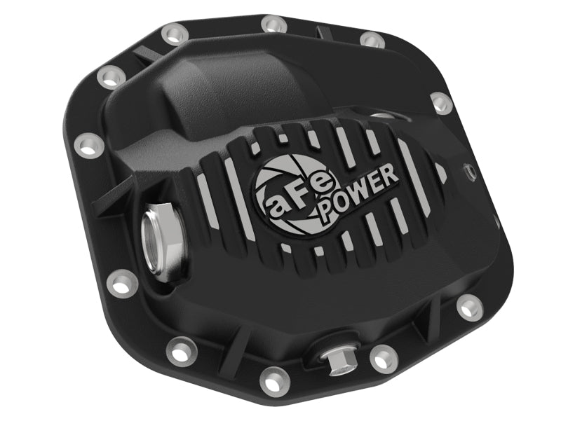 aFe Pro Series Front Differential Cover Black 2018+ Jeep Wrangler (JL) V6 3.6L (Dana M186) - Mo-Moto