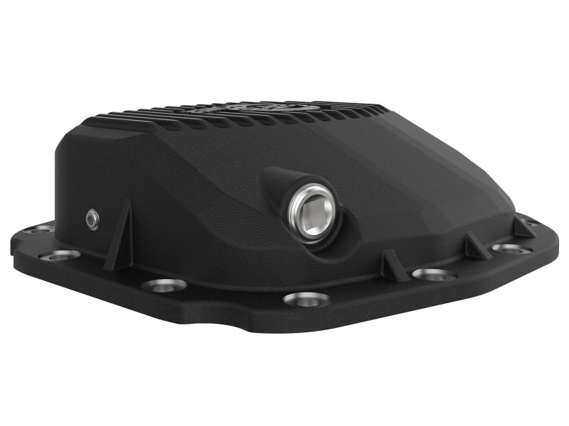 aFe Pro Series Rear Differential Cover Black w/ Fins 15-19 Ford F-150 (w/ Super 8.8 Rear Axles) - Mo-Moto
