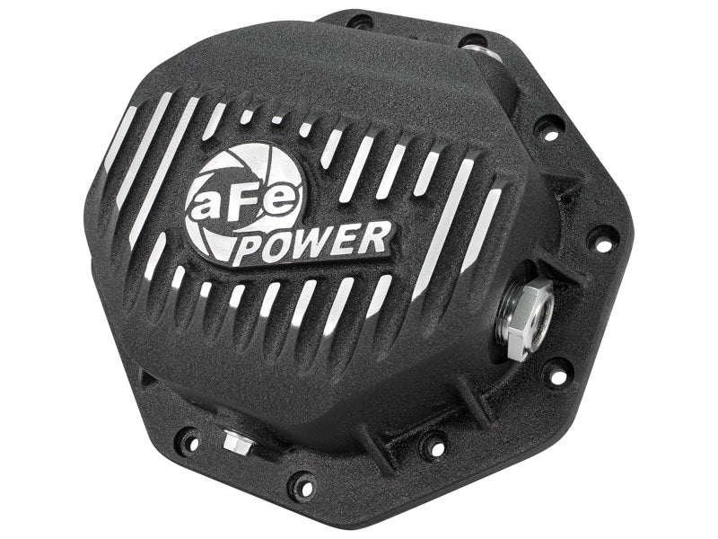 AFE Rear Differential Cover (Black Machined; Pro Series); Dodge/RAM 94-14 Corporate 9.25 (12-Bolt) - Mo-Moto