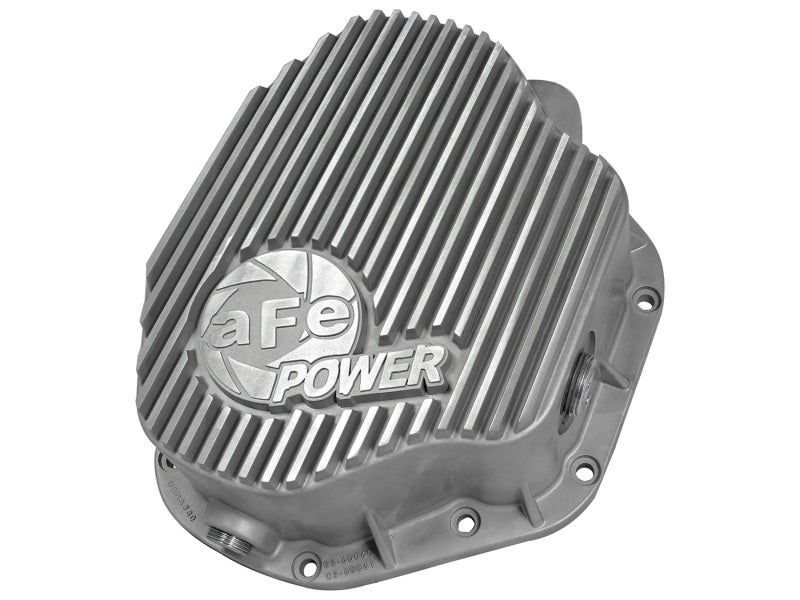 afe Rear Differential Cover (Raw; Street Series); Dodge Diesel Trucks 94-02 L6-5.9L (td) - Mo-Moto