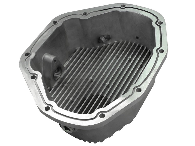afe Rear Differential Cover (Raw; Street Series); Dodge Diesel Trucks 94-02 L6-5.9L (td) - Mo-Moto