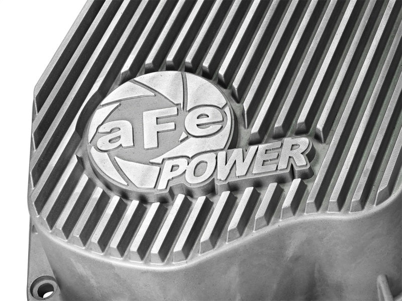 afe Rear Differential Cover (Raw; Street Series); Dodge Diesel Trucks 94-02 L6-5.9L (td) - Mo-Moto