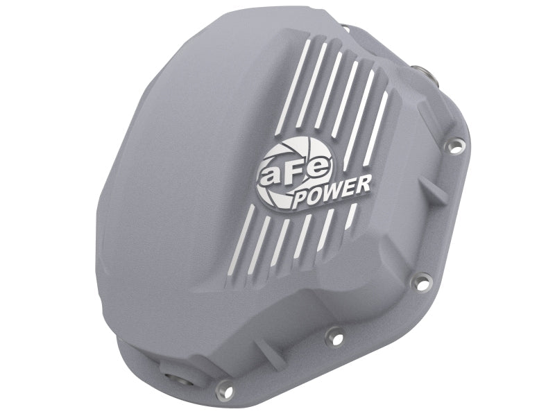 afe Rear Differential Cover (Raw; Street Series); Dodge Diesel Trucks 94-02 L6-5.9L (td) - Mo-Moto