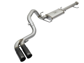 aFe Rebel Series 3in Stainless Steel Cat-Back Exhaust System w/Black Tips 07-14 Toyota FJ Cruiser - Mo-Moto