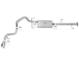 aFe Scorpion 2-1/2in Alum Steel Cat-Back Exhaust w/ Polished Tips 07-17 Toyota FJ Cruiser V6 4.0L - Mo-Moto