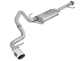 aFe Scorpion 2-1/2in Alum Steel Cat-Back Exhaust w/ Polished Tips 07-17 Toyota FJ Cruiser V6 4.0L - Mo-Moto