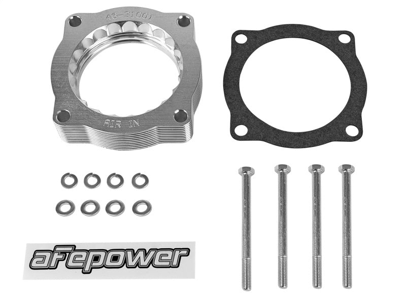aFe Silver Bullet Throttle Body Spacer N62 Only BMW (E53) 04-09 5series (E60) 04-09 6series (E63/64) - Mo-Moto
