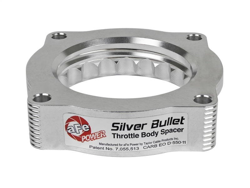 aFe Silver Bullet Throttle Body Spacer N62 Only BMW (E53) 04-09 5series (E60) 04-09 6series (E63/64) - Mo-Moto