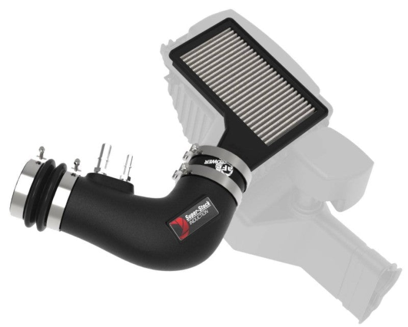 aFe Super Stock Induction System Pro Dry S Media 15-17 Ford Mustang V6-3.7L - Mo-Moto