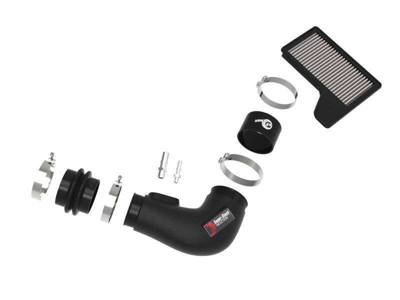 aFe Super Stock Induction System Pro Dry S Media 15-17 Ford Mustang V6-3.7L - Mo-Moto