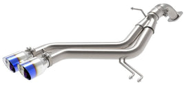 aFe Takeda 13-17 Hyundai Veloster L4-1.6L 2-1/2in 304 SS Axle-Back Exhaust w/ Blue Flame Tips - Mo-Moto