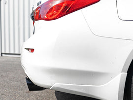 aFe Takeda 2.5in 304 SS Cat-Back Exhaust System w/ Black Tips 16-18 Infiniti Q50 V6-3.0L (tt) - Mo-Moto