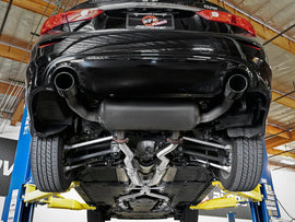 aFe Takeda 2.5in to 3in 304 SS Y-Pipe Exhaust System 16-18 Infiniti Q50/Q60 V6-3.0L (tt) - Mo-Moto