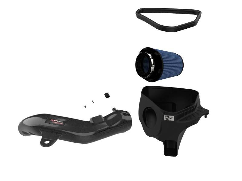 aFe Track Series Carbon Fiber Intake w/Pro 5R Filter BMW M2 (F87) 16-18 L6-3.0L (t) N55 - Mo-Moto