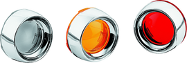 Kuryakyn Deep Dish Bezel With Smoke Lens Chrome