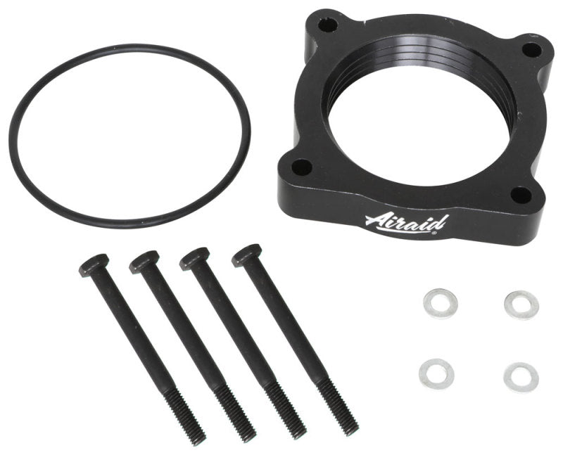 Airaid 04-13 Nissan Titan / Armada 5.6L 04-10 Infiniti QX-56 5.6L PowerAid TB Spacer- Black - Mo-Moto