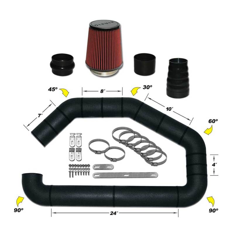 Airaid U-Build-It - Universal 3.5in Master Kit I w/700-452 (6in) Filter - Mo-Moto