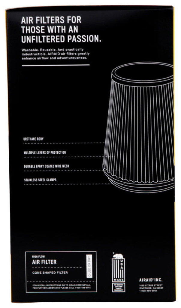 Airaid Universal Air Filter - Cone 4 x 6 x 4 5/8 x 9 - Mo-Moto