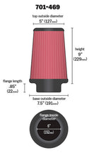 Load image into Gallery viewer, Airaid Universal Air Filter - Cone 6 x 7 1/4 x 5 x 9 - Mo-Moto