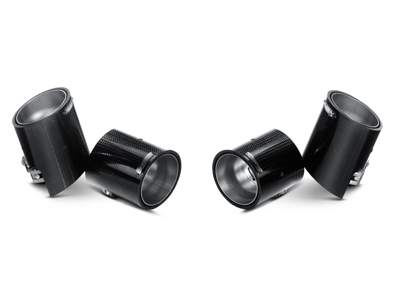 Akrapovic 11-12 BMW 1 Series M Coupe (E82) Tail Pipe Set (Carbon) - Mo-Moto