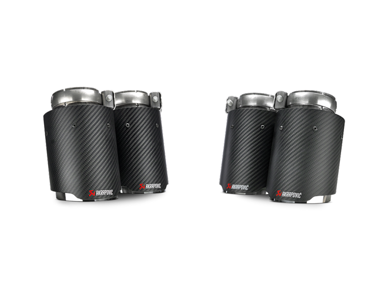 Akrapovic 14-17 BMW M3/M4 (F80/F82) Tail Pipe Set (Carbon) - Mo-Moto