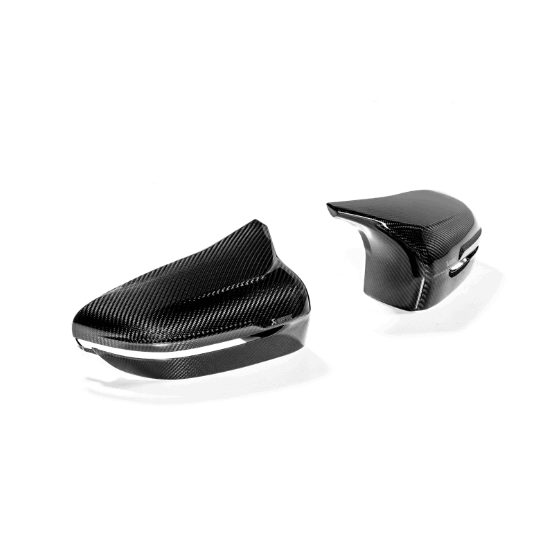 Akrapovic 2018+ BMW M5 (F90) / 2020 BMW M8 (F91/F92) Carbon Fiber Mirror Cap Set - High Gloss - Mo-Moto