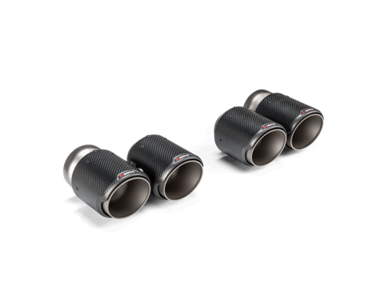 Akrapovic 2021+ BMW G87 M2, G80 M3 &amp; G82 M4 Classic Carbon Design Tail Pipe Set - Mo-Moto