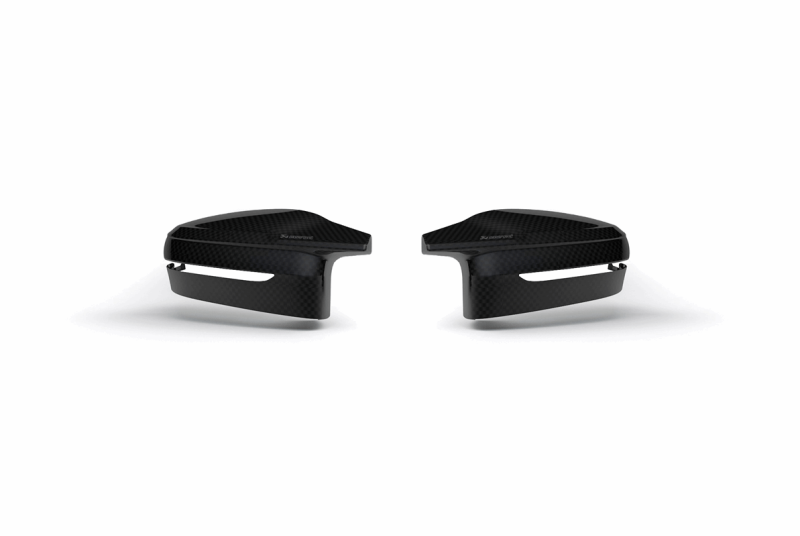 Akrapovic 2021+ BMW (G87) M2, (G80) M3 &amp; (G82) M4 Mirror Cap Set- Gloss Carbon - Mo-Moto