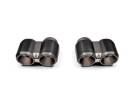 Akrapovic 2021+ BMW G87 M2, G80 M3 & G82 M4 Octagonal Carbon Design Tail Pipe Set - Mo-Moto