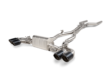 Load image into Gallery viewer, Akrapovic 2021 BMW M8/M8 Competition (F91/F92) Evolution Line Cat Back (Titanium) w/Carbon Tips - Mo-Moto