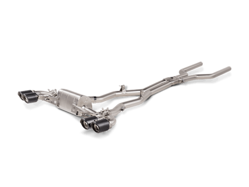 Akrapovic 2021 BMW M8/M8 Competition (F93) Evolution Line Cat Back (Titanium) w/Carbon Tips - Mo-Moto