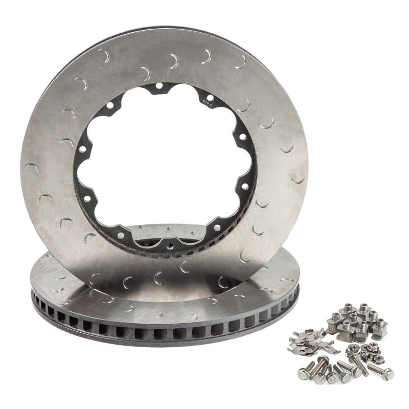 Alcon Nissan R35 GT-R Gen 2 390X32.8mm Rotor Ring Kit - Front Left - Mo-Moto